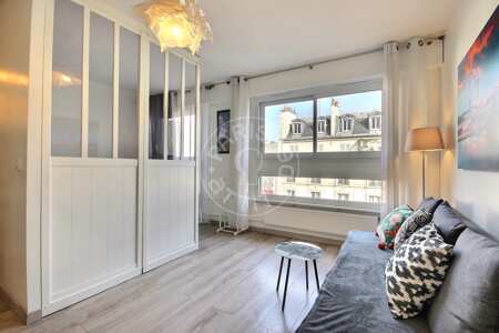 Wohnzimmer Möblierte alkovenwohnung - 30m²  - Belleville - Paris