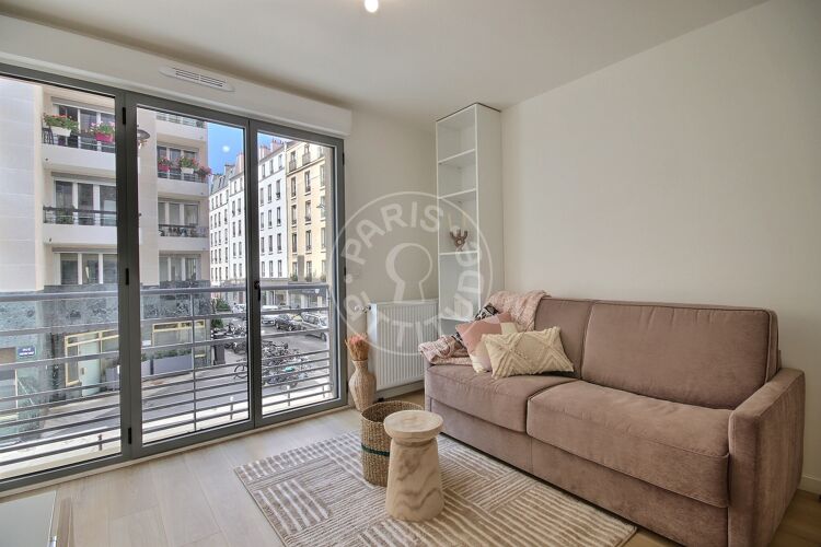 Living room - Furnished studio - Paris 75011 - 15409