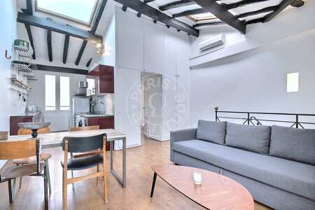 Salotto Appartamento arredato - 43m²  - 1 locale - Arts et Métiers - Parigi