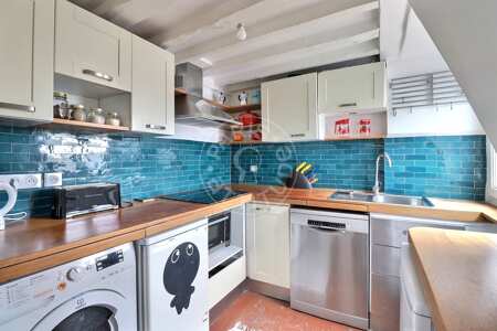 Cucina Appartamento arredato - 76m²  - 2 locali - Faubourg Saint-Martin - Parigi