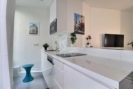 Cozinha Studio mobilado - 20m²  - Saint Placide - Paris