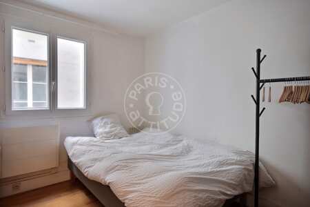 Camera da letto Appartamento arredato - 28m²  - 1 locale - Jules Joffrin - Mairie du 18ème - Parigi
