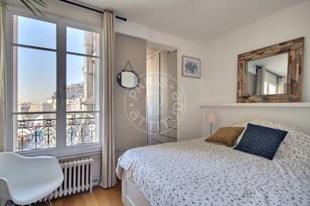 Dormitorio Piso amueblado - 32m²  - 1 dormitorio - Guy Môquet - París