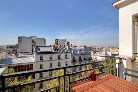 Balcón Piso amueblado - 32m²  - 1 dormitorio - Guy Môquet - París