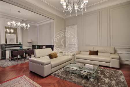 Sala Apartamento mobilado - 150m²  - 3 quartos - Porte Maillot / Palais des Congrès - Paris