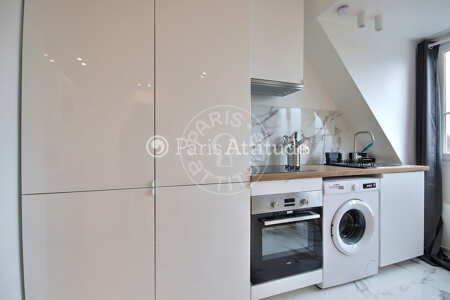 Kitchen Furnished studio - 20m²  - Neuilly-sur-Seine