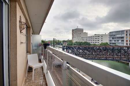 Varanda Apartamento mobilado - 75m²  - 2 quartos - Canal de l'Ourcq - Paris