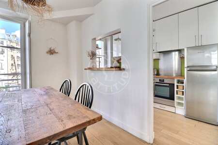 Cocina Piso amueblado - 63m²  - 2 dormitorios - Oberkampf - París
