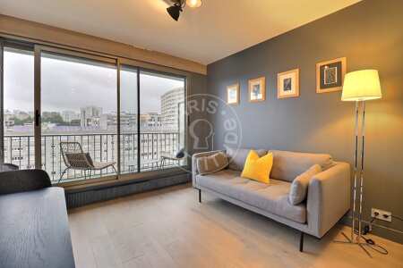 Sala Apartamento mobilado - 28m²  - 1 quarto - Belleville - Paris