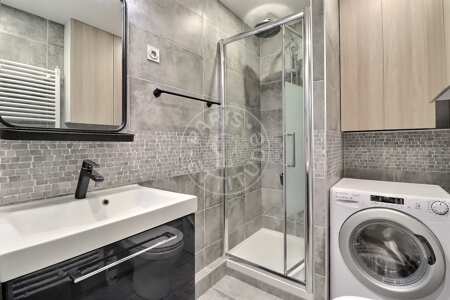 Casa de banho Apartamento mobilado - 28m²  - 1 quarto - Belleville - Paris