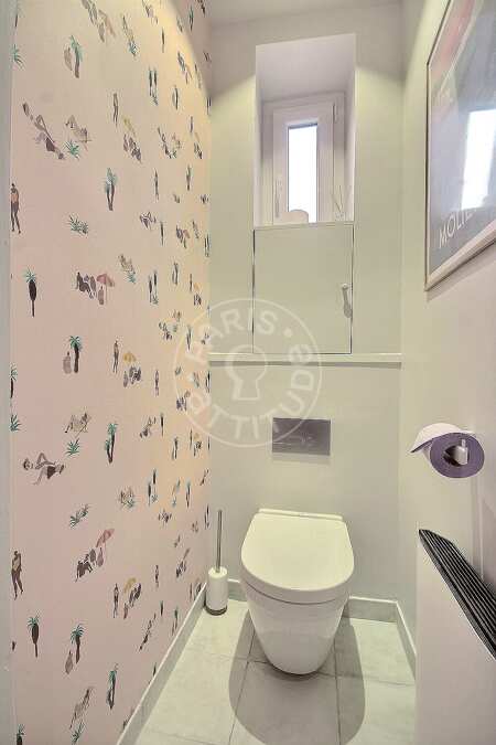 Toilet Furnished apartment - 62m²  - 2 bedrooms - Plaisance / Pernety - Paris