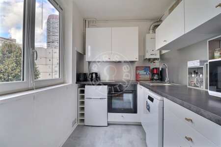 Cozinha Apartamento mobilado - 49m²  - 2 quartos - Place d'Italie - Paris