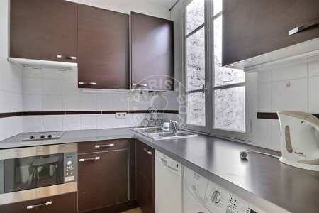 Cocina Piso amueblado - 38m²  - 1 dormitorio - Arc de Triomphe - París