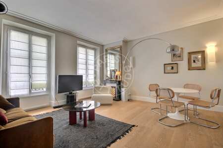 Living room Furnished apartment - 64m²  - 1 bedroom - Moulin Rouge / Pigalle - Paris