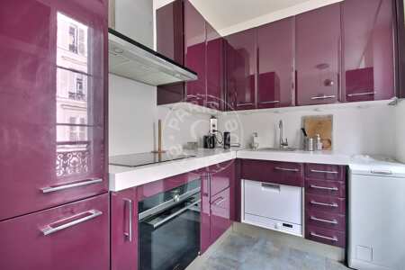 Kitchen Furnished apartment - 64m²  - 1 bedroom - Moulin Rouge / Pigalle - Paris