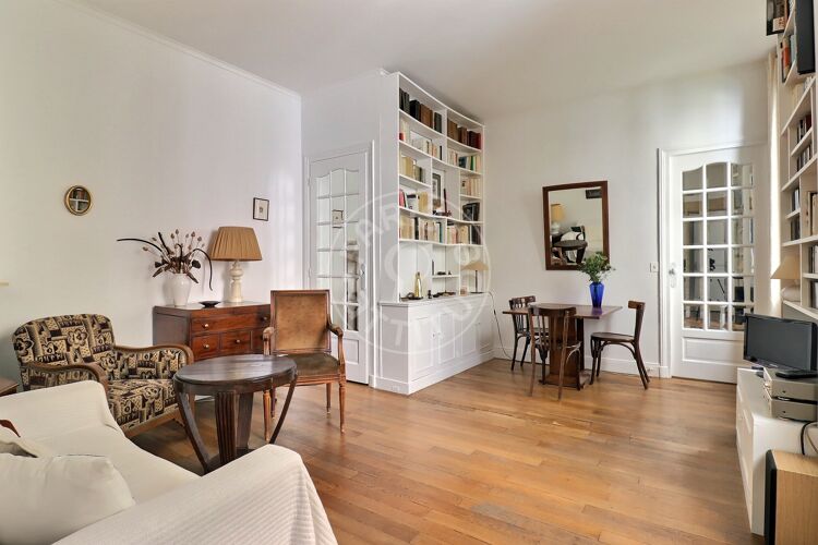 Salon - 1 chambre meublé - Paris 75018 - 15449