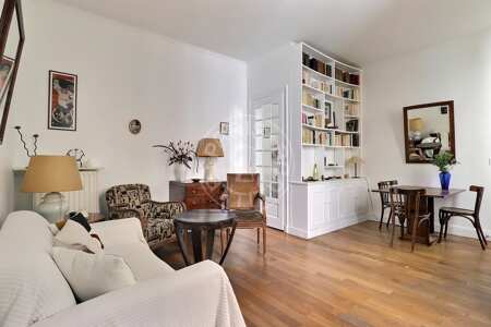 Wohnzimmer Möblierte wohnung - 45m²  - 1 Zimmer - Montmartre / Place des Abbesses - Paris