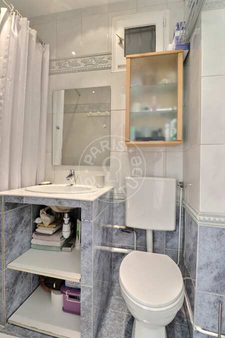 Badezimmer Möblierte wohnung - 45m²  - 1 Zimmer - Montmartre / Place des Abbesses - Paris