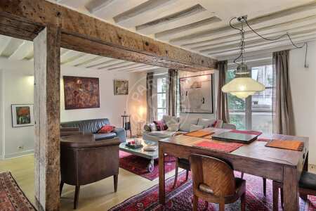 Salotto Appartamento arredato - 95m²  - 2 locali - Musée Picasso - Parigi