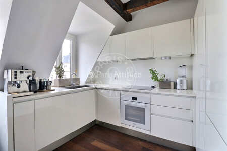 Cocina Piso amueblado - 55m² - 1 dormitorio - Ecole Militaire / Unesco / Duroc - París