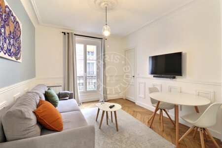 Wohnzimmer Möblierte wohnung - 33m²  - 1 Zimmer - Sacré-Cœur - Paris