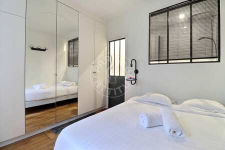 Schlafzimmer Möblierte wohnung - 33m²  - 1 Zimmer - Sacré-Cœur - Paris