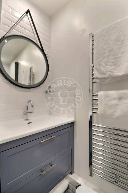 Badezimmer Möblierte wohnung - 33m²  - 1 Zimmer - Sacré-Cœur - Paris