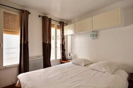 Dormitorio Piso amueblado - 40m²  - 1 dormitorio - Temple - París