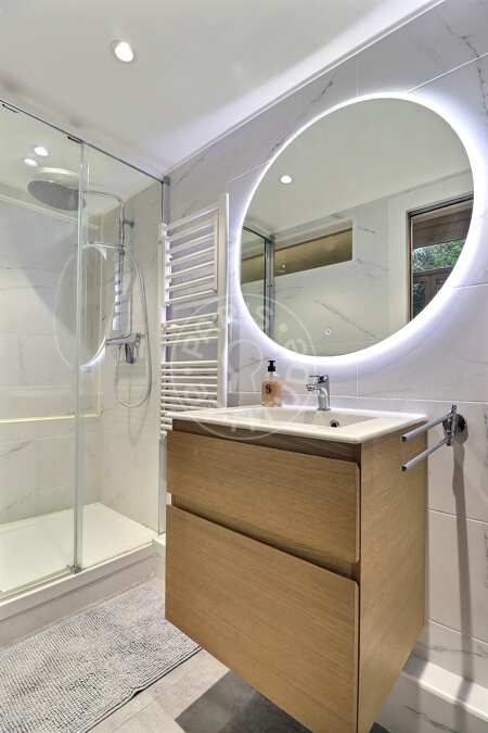 Badezimmer Möblierte alkovenwohnung - 19m²  - Châtelet - Paris