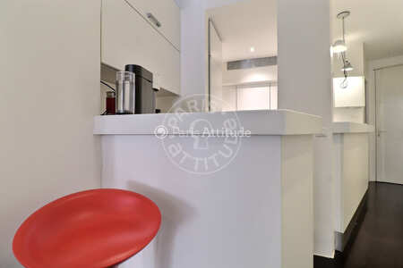 Cuisine Appartement meublé - 56m²  - 1 chambre - Alma-Marceau - Paris