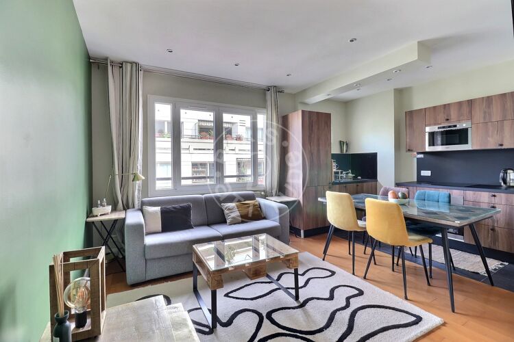 Sala - 1 quarto mobiliado - Levallois-Perret 92300 - 15472