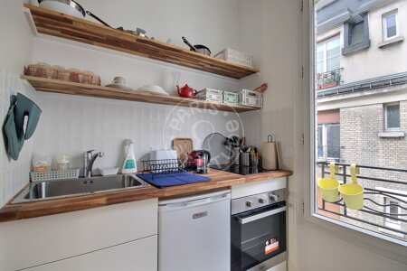 Cocina Estudio amueblado - 15m²  - Convention - París