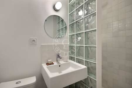 Baño Estudio amueblado - 15m²  - Convention - París
