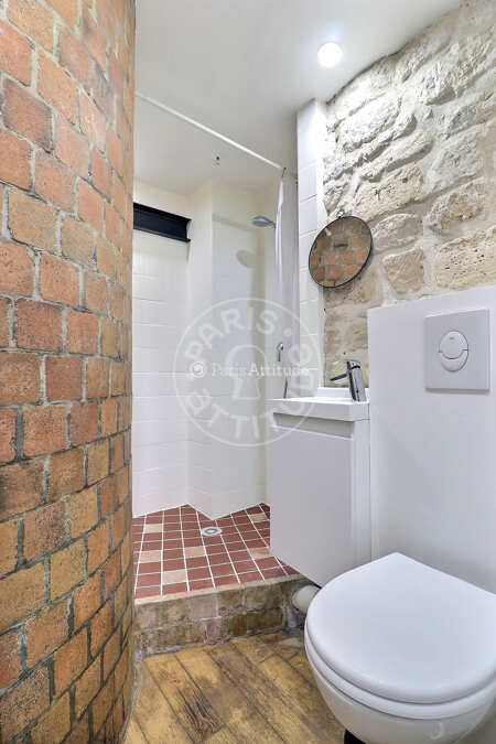 Baño Estudio con alcoba amueblado - 31m² - Porte de Bagnolet - París