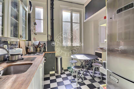 Cuisine Appartement meublé - 95m²  - 2 chambres - Pereire - Paris