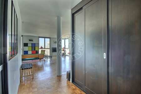 Entrée Appartement meublé - 82m² - 1 chambre - Place d'Italie - Paris