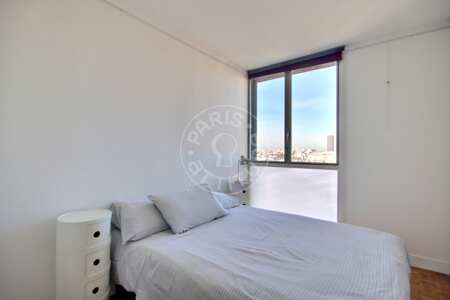 Chambre Appartement meublé - 82m² - 1 chambre - Place d'Italie - Paris