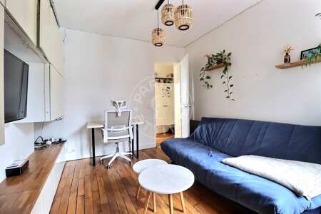 Sala Apartamento mobilado - 33m²  - 1 quarto - Oberkampf - Paris