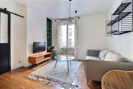 Salotto Appartamento arredato - 52m²  - 2 locali - Marx Dormoy - Parigi