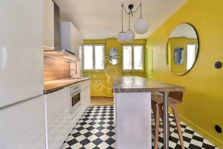 Cucina Appartamento arredato - 52m²  - 2 locali - Marx Dormoy - Parigi