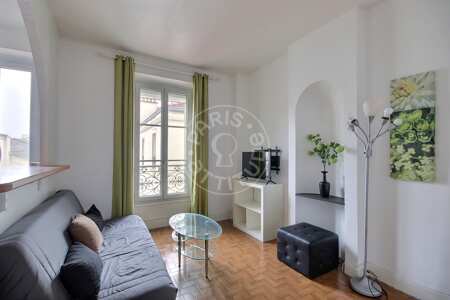 Salon Appartement meublé - 33m²  - 1 chambre - Porte de Vincennes - Paris