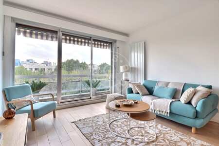 Salon Duplex meublé - 83m²  - 3 chambres - Neuilly-sur-Seine