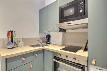 Küche Möblierte wohnung - 40m²  - 1 Zimmer - Porte de Champerret - Paris