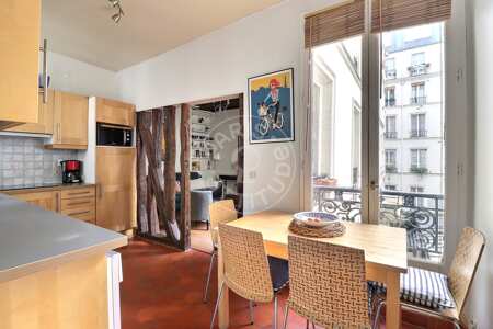 Cuisine Appartement meublé - 45m² - 1 chambre - Temple - Paris