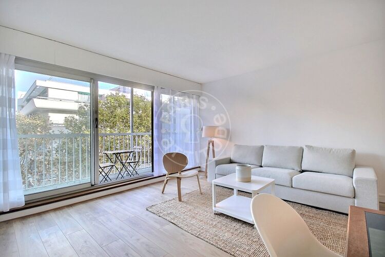 Living room - Furnished 2 bedrooms - Paris 75005 - 15498