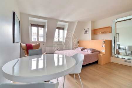 Salon Studio meublé - 25m²  - Parc Monceau - Paris
