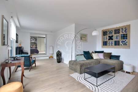 Wohnzimmer Möblierte wohnung - 92m²  - 3 Zimmer - Porte/Quai d'Ivry - Paris