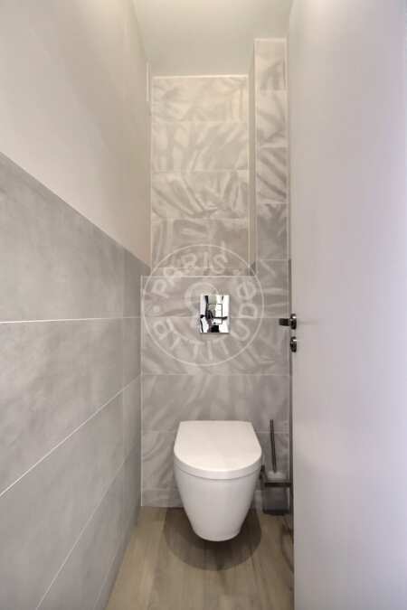 WC Möblierte wohnung - 92m²  - 3 Zimmer - Porte/Quai d'Ivry - Paris