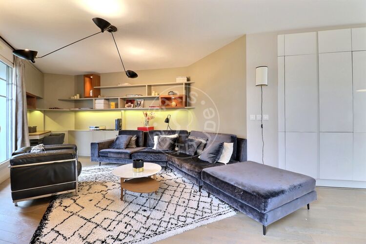 Living room - Furnished 5 bedrooms and more - Paris 75013 - 15513