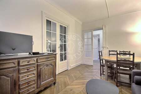 Sala Apartamento mobilado - 70m²  - 2 quartos - Boulogne-Billancourt